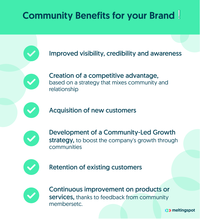 Community Benefits for your Brand