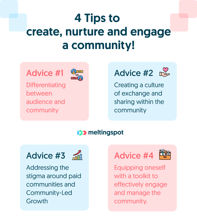 tips to create nurture and engage a community