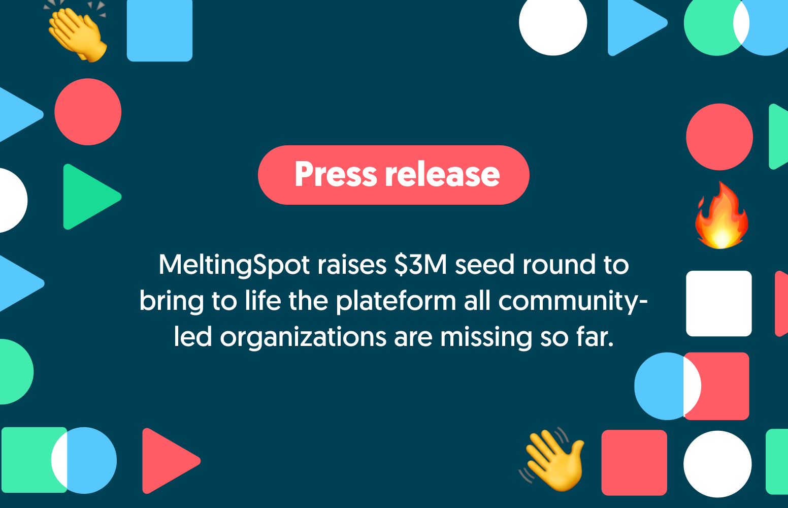 Press release: MeltingSpot raises $3M_background