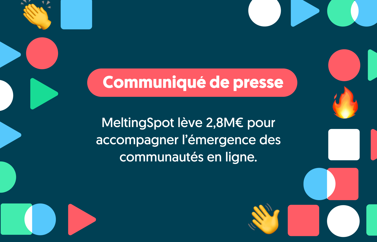 Communiqué de presse : MeltingSpot lève 2,8M€_background