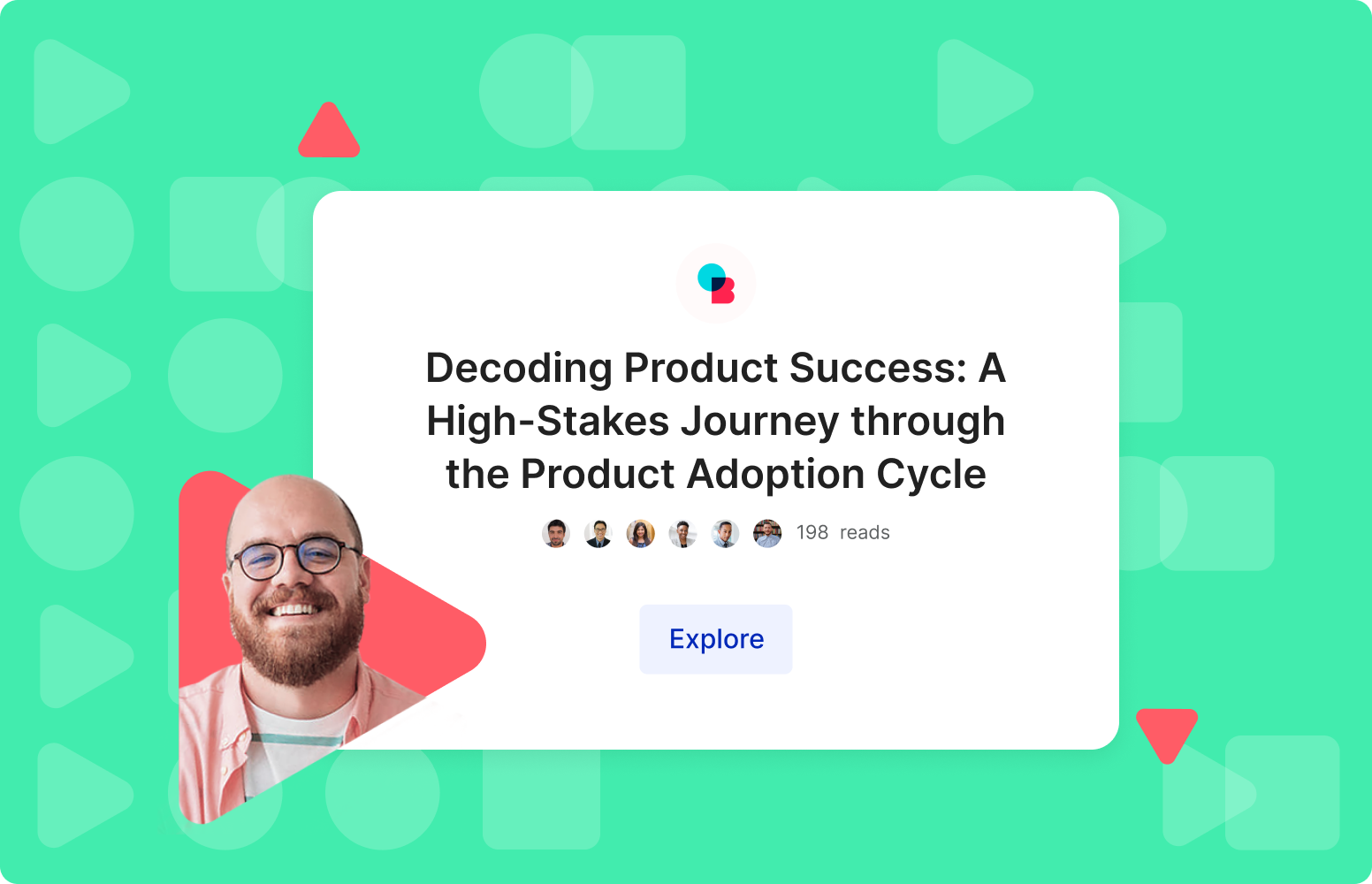 Decoding Product Success: A High-Stakes Journey through the Product Adoption Cycle_background